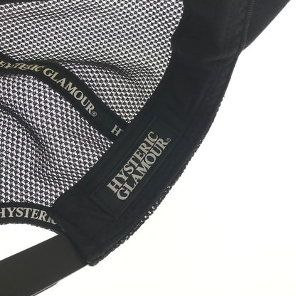 【中古品】【メンズ】 HYSTERIC GLAMOUR ヒステリックグラマー GUITAR GIRL MESH CAP 02233QH05 ギター ガール メッシュキャップ 帽子 185-260802-hi-12-tagh サイズ：F カラー：ブラック 万代Net店