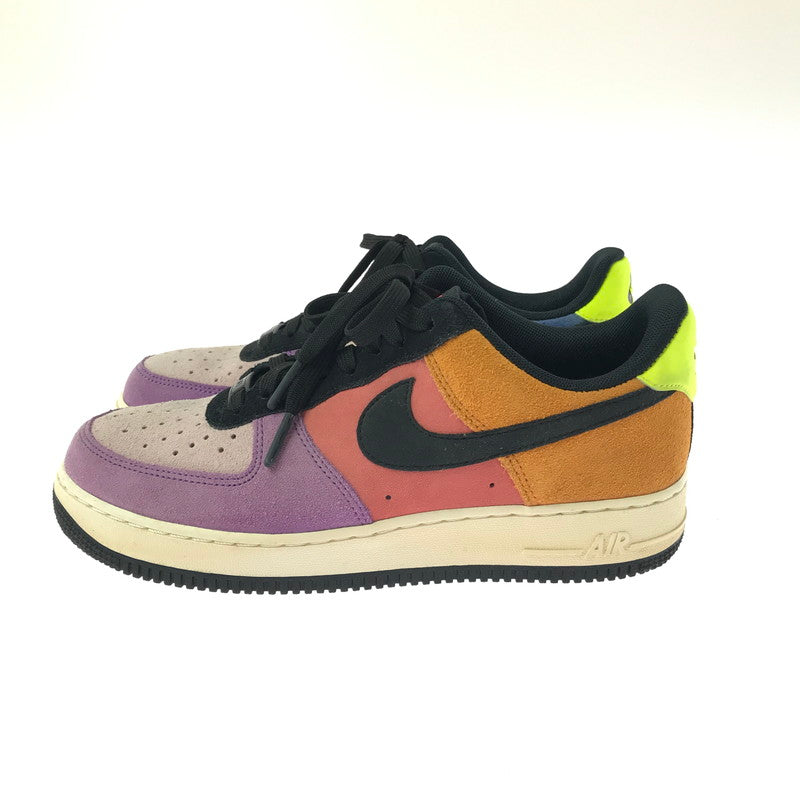 【中古品】【メンズ】 NIKE ナイキ AIR FORCE 1 LOW 07 LV8 POP THE STREET COLLECTION CU1929-605 エア フォース ワン ロー スニーカー 靴 160-260730-rt-17-tagh サイズ：26cm US8 カラー：PRISM PINK/BLACK-BRIGHT VIOLET 万代Net店