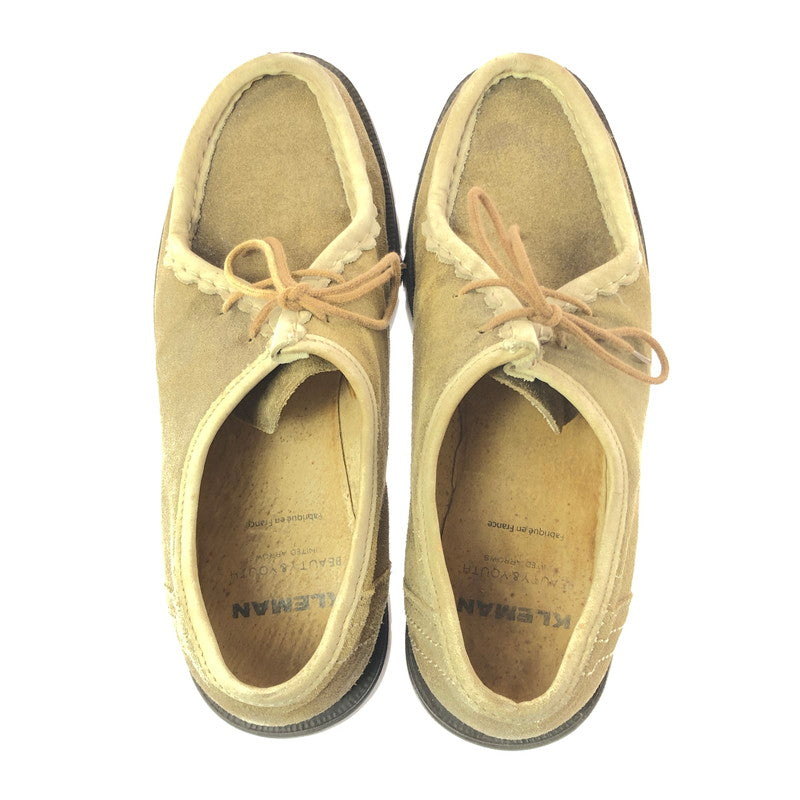 【現状渡し品】【メンズ】 KLEMAN×BEAUTY&YOUTH クレマン×ビューティーアンドユース PADROR パドロール 靴 165-260803-ki-20-tagh サイズ：41 カラー：ベージュ 万代Net店