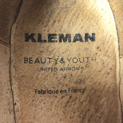 【現状渡し品】【メンズ】 KLEMAN×BEAUTY&YOUTH クレマン×ビューティーアンドユース PADROR パドロール 靴 165-260803-ki-20-tagh サイズ：41 カラー：ベージュ 万代Net店
