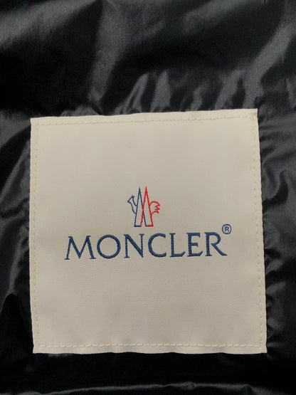 【中古品】【メンズ】 MONCLER モンクレール GUI GILET BLACK グイギレット ダウンベスト ライトアウター パッカブル ノースリーブ アウトドア 141-260730-su-04-tagh サイズ：1 カラー：ブラック 万代Net店