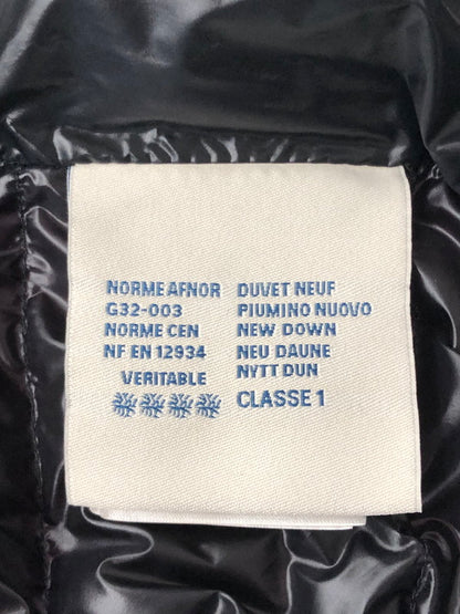 【中古品】【メンズ】 MONCLER モンクレール GUI GILET BLACK グイギレット ダウンベスト ライトアウター パッカブル ノースリーブ アウトドア 141-260730-su-04-tagh サイズ：1 カラー：ブラック 万代Net店