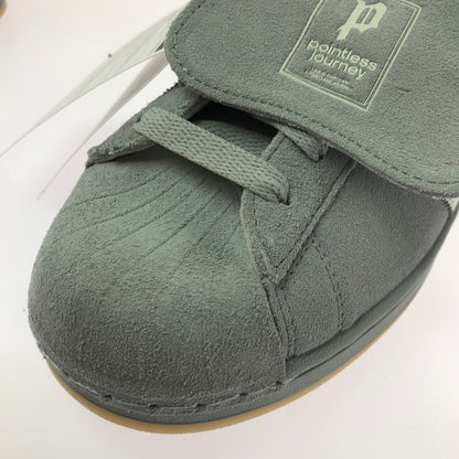 【中古品】【メンズ】 ADIDAS アディダス × ATMOS アトモス × POINTLESS JOURNEY ポイントレス ジャーニー SUPERSTAR 2 CLEAR ONIX スパースター 2 スニーカー 靴 161-260730-rt-19-tagh サイズ：28.5cm US10.5 カラー：グレー/ブルー 万代Net店