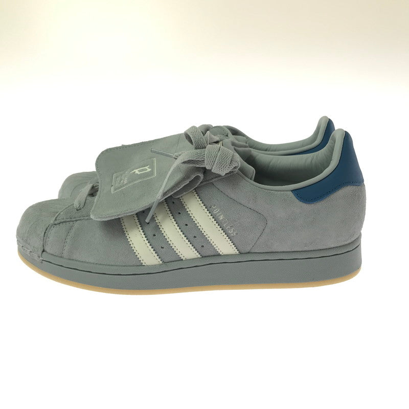 【中古品】【メンズ】 ADIDAS アディダス × ATMOS アトモス × POINTLESS JOURNEY ポイントレス ジャーニー SUPERSTAR 2 CLEAR ONIX スパースター 2 スニーカー 靴 161-260730-rt-19-tagh サイズ：28.5cm US10.5 カラー：グレー/ブルー 万代Net店