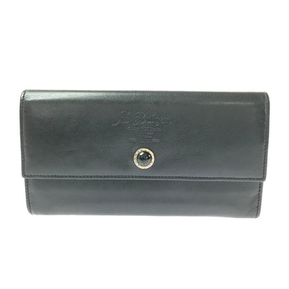 【現状渡し品】【メンズ】 S.BULGARI ブルガリ LONG WALLET BLACK 長財布 コレツィオーネ 初期ロゴ 181-260806-su-06-tagh カラー：ブラック 万代Net店