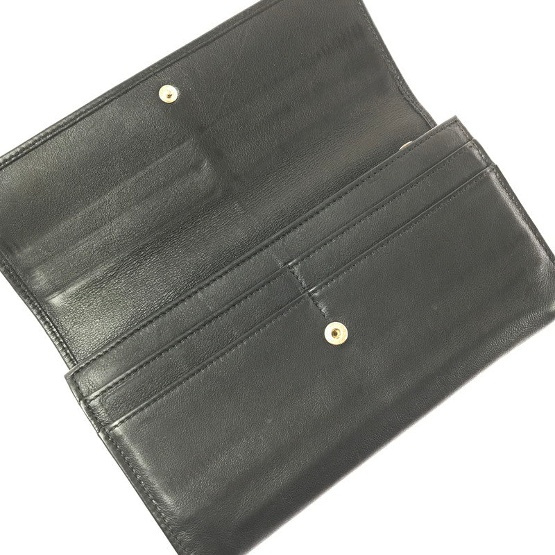 【現状渡し品】【メンズ】 S.BULGARI ブルガリ LONG WALLET BLACK 長財布 コレツィオーネ 初期ロゴ 181-260806-su-06-tagh カラー：ブラック 万代Net店