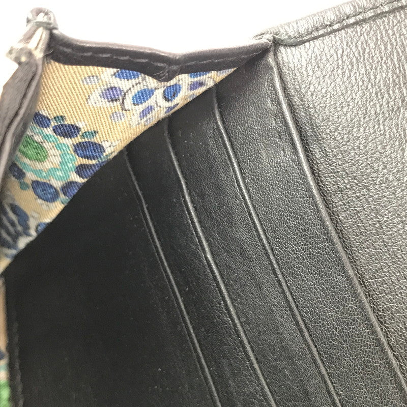 【現状渡し品】【メンズ】 S.BULGARI ブルガリ LONG WALLET BLACK 長財布 コレツィオーネ 初期ロゴ 181-260806-su-06-tagh カラー：ブラック 万代Net店