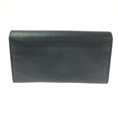 【現状渡し品】【メンズ】 S.BULGARI ブルガリ LONG WALLET BLACK 長財布 コレツィオーネ 初期ロゴ 181-260806-su-06-tagh カラー：ブラック 万代Net店