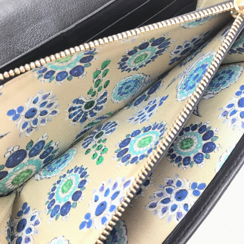 【現状渡し品】【メンズ】 S.BULGARI ブルガリ LONG WALLET BLACK 長財布 コレツィオーネ 初期ロゴ 181-260806-su-06-tagh カラー：ブラック 万代Net店