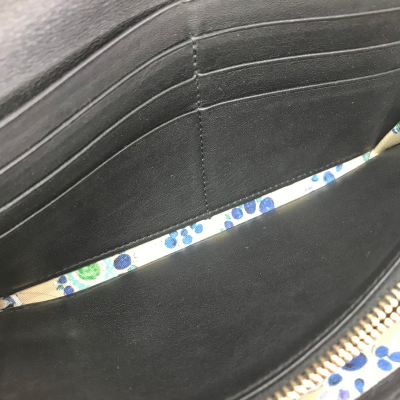 【現状渡し品】【メンズ】 S.BULGARI ブルガリ LONG WALLET BLACK 長財布 コレツィオーネ 初期ロゴ 181-260806-su-06-tagh カラー：ブラック 万代Net店