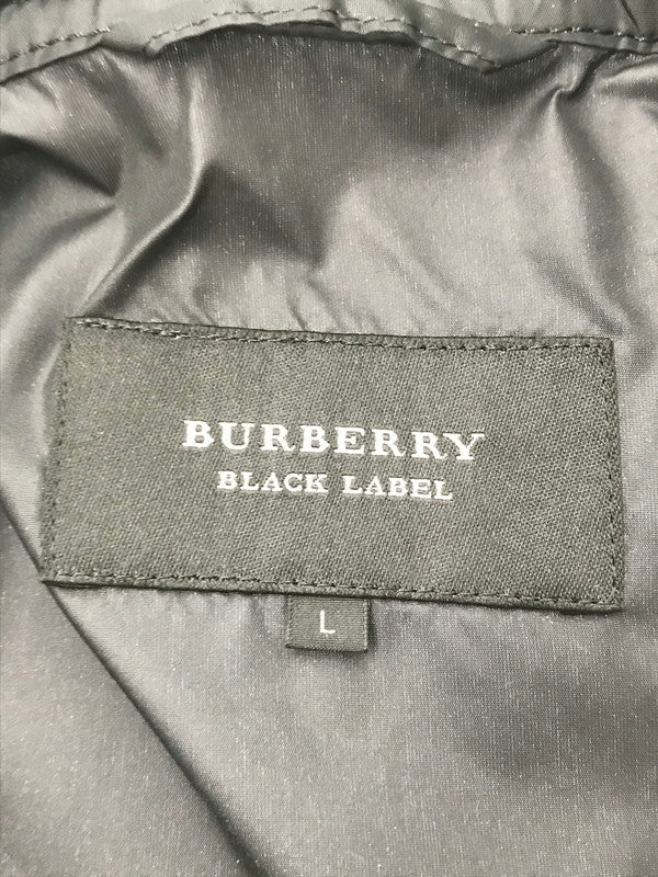 【中古品】【メンズ】 BURBERRY BLACK LABEL バーバリー ブラック レーベル NYLON JACKET D1F27-126-09 ナイロン ジャケット ライトアウター 141-260731-rt-12-tagh サイズ：L カラー：ブラック 万代Net店