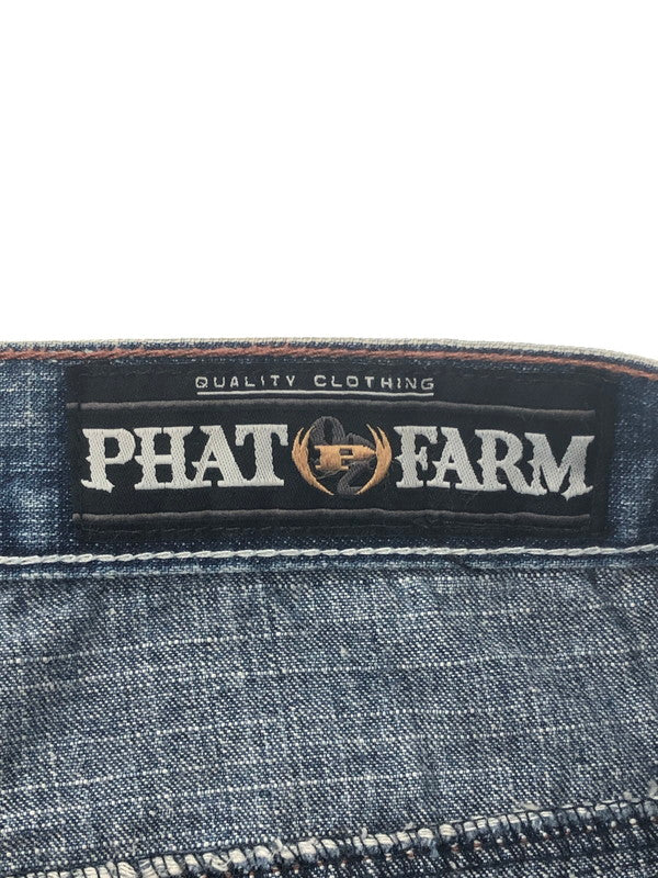 【中古品】【メンズ】 PHAT FARM ファット ファーム DENIM SHORTS デニム ショートパンツ ボトムス 157-260731-rt-02-tagh サイズ：38 カラー：インディゴ 万代Net店