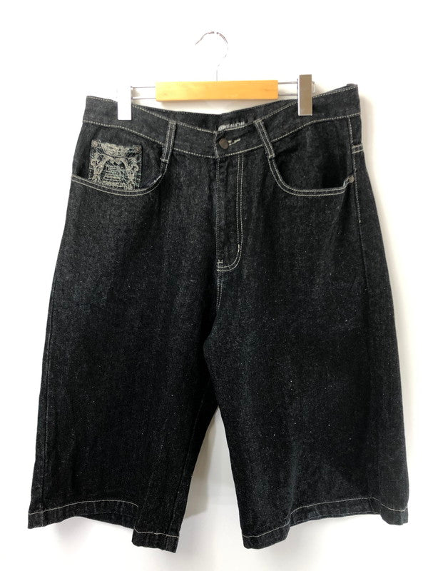 【中古品】【メンズ】 SEAN JOHN ショーンジョン BLACK DENIM SHORTS ブラック デニム ショートパンツ ボトムス 157-260731-rt-01-tagh サイズ：34 カラー：ブラック 万代Net店
