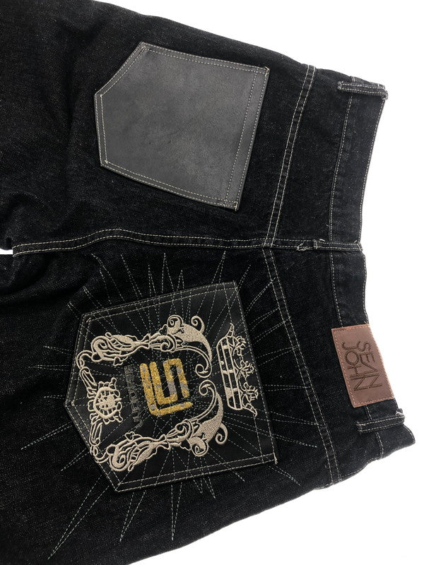 【中古品】【メンズ】 SEAN JOHN ショーンジョン BLACK DENIM SHORTS ブラック デニム ショートパンツ ボトムス 157-260731-rt-01-tagh サイズ：34 カラー：ブラック 万代Net店