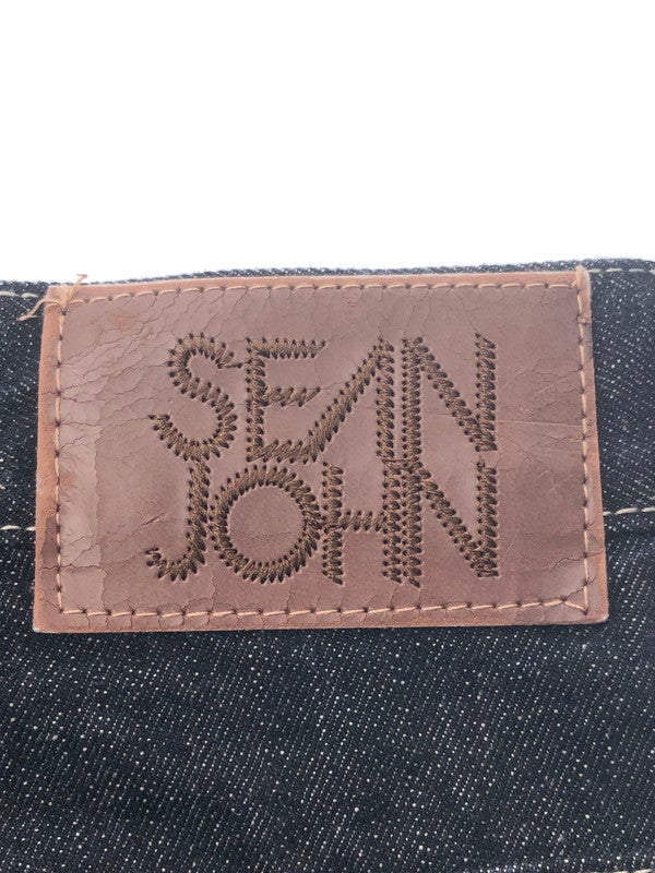 【中古品】【メンズ】 SEAN JOHN ショーンジョン BLACK DENIM SHORTS ブラック デニム ショートパンツ ボトムス 157-260731-rt-01-tagh サイズ：34 カラー：ブラック 万代Net店