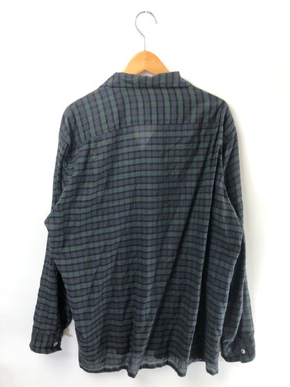 【中古品】【メンズ】 URU ウル 24AW OPEN COLLAR L S SHIRT CHECK 24FCSK01 2024秋冬 オープンカラー長袖シャツ トップス ドメスティックブランド 140-260730-su-03-tagh サイズ：2 カラー：グリーン 万代Net店