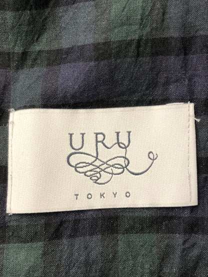 【中古品】【メンズ】 URU ウル 24AW OPEN COLLAR L S SHIRT CHECK 24FCSK01 2024秋冬 オープンカラー長袖シャツ トップス ドメスティックブランド 140-260730-su-03-tagh サイズ：2 カラー：グリーン 万代Net店