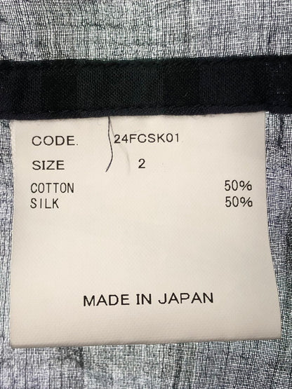 【中古品】【メンズ】 URU ウル 24AW OPEN COLLAR L S SHIRT CHECK 24FCSK01 2024秋冬 オープンカラー長袖シャツ トップス ドメスティックブランド 140-260730-su-03-tagh サイズ：2 カラー：グリーン 万代Net店