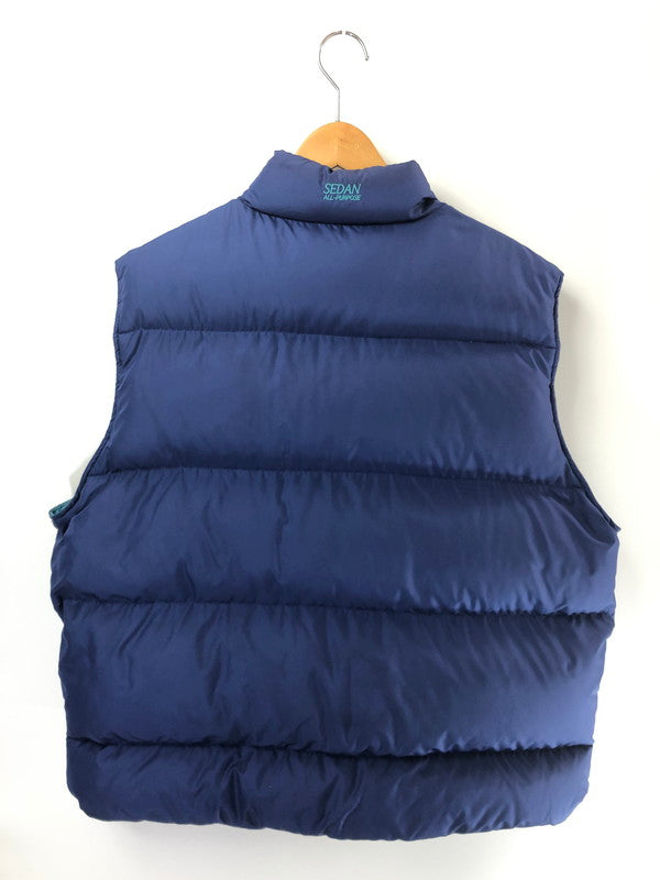 【中古品】【メンズ】 SEDAN ALL-PURPOSE セダンオールパーパス 23AW DOWN VEST BLUE SD23F-JK01 2023秋冬 ダウンベスト クラシック ヴィンテージ 140-260730-su-05-tagh サイズ：XL カラー：ブルー系 万代Net店