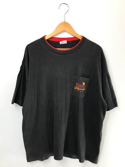 【現状渡し品】【メンズ】 WINSTON ウィンストン 90's POCKET T-SHIRT BLACK 90年代 ポケット Tシャツ USA製 半袖Tシャ ツ トップス 146-260731-rt-06-tagh サイズ：XL カラー：ブラック 万代Net店