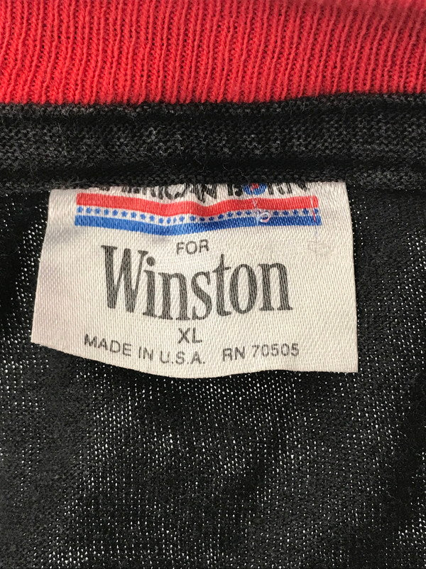 【現状渡し品】【メンズ】 WINSTON ウィンストン 90's POCKET T-SHIRT BLACK 90年代 ポケット Tシャツ USA製 半袖Tシャ ツ トップス 146-260731-rt-06-tagh サイズ：XL カラー：ブラック 万代Net店