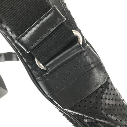 【中古品】【メンズ】 BALLY バリー LINE MESH SHOULDER BAG パンチングレザー メッシュ ショルダーバッグ ライン カバン 188-260802-hi-20-tagh カラー：ブラック 万代Net店