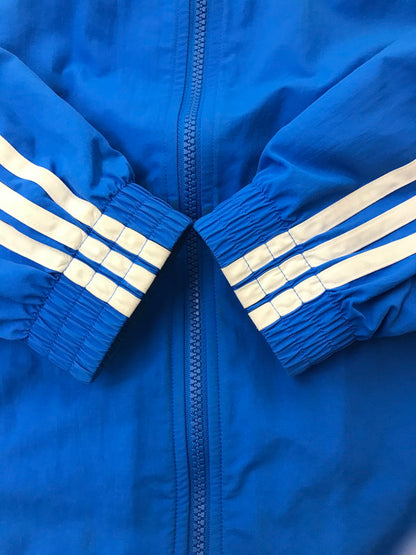 【中古品】【メンズ】 ADIDAS アディダス WOVEN FBIRD TRACK TOP IT2496 ウーブン トラック トップ ライトアウター 148-260731-rt-11-tagh サイズ：L カラー：ブルー 万代Net店
