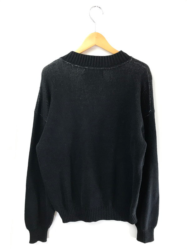 【中古品】【メンズ】 HARLEY-DAVIDSON ハーレーダビッドソン 90's LOGO KNIT SWEATER 90年代 ロゴ ニット セーター トップス USA製 146-260731-rt-09-tagh サイズ：M カラー：ブラック 万代Net店