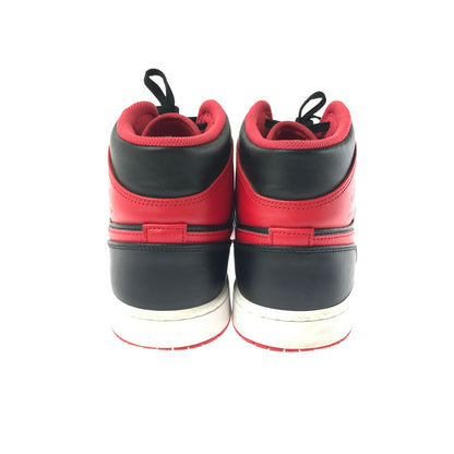 【中古品】【メンズ】 NIKE ナイキ AIR JORDAN 1 MID BRED TOE DQ8426-060 エアジョーダン ワン スニーカー 靴 160-260730-rt-12-tagh サイズ：28.5cm US10.5 カラー：BLACK/FIRE RED-WHITE 万代Net店