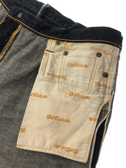 【中古品】【メンズ】 THE FLAT HEAD ザ フラット ヘッド TIGHT STRAIGHT DENIM PANTS 3001Z タイト ストレート デニム パンツ ジーンズ ボトムス 156-260731-rt-04-tagh サイズ：W36 L36 カラー：インディゴ 万代Net店