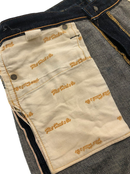 【中古品】【メンズ】 THE FLAT HEAD ザ フラット ヘッド TIGHT STRAIGHT DENIM PANTS 3001Z タイト ストレート デニム パンツ ジーンズ ボトムス 156-260731-rt-04-tagh サイズ：W36 L36 カラー：インディゴ 万代Net店