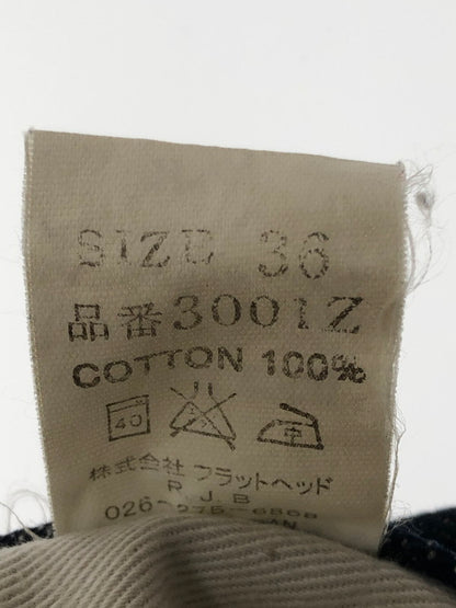 【中古品】【メンズ】 THE FLAT HEAD ザ フラット ヘッド TIGHT STRAIGHT DENIM PANTS 3001Z タイト ストレート デニム パンツ ジーンズ ボトムス 156-260731-rt-04-tagh サイズ：W36 L36 カラー：インディゴ 万代Net店