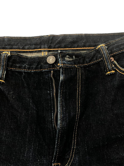 【中古品】【メンズ】 THE FLAT HEAD ザ フラット ヘッド TIGHT STRAIGHT DENIM PANTS 3001Z タイト ストレート デニム パンツ ジーンズ ボトムス 156-260731-rt-04-tagh サイズ：W36 L36 カラー：インディゴ 万代Net店