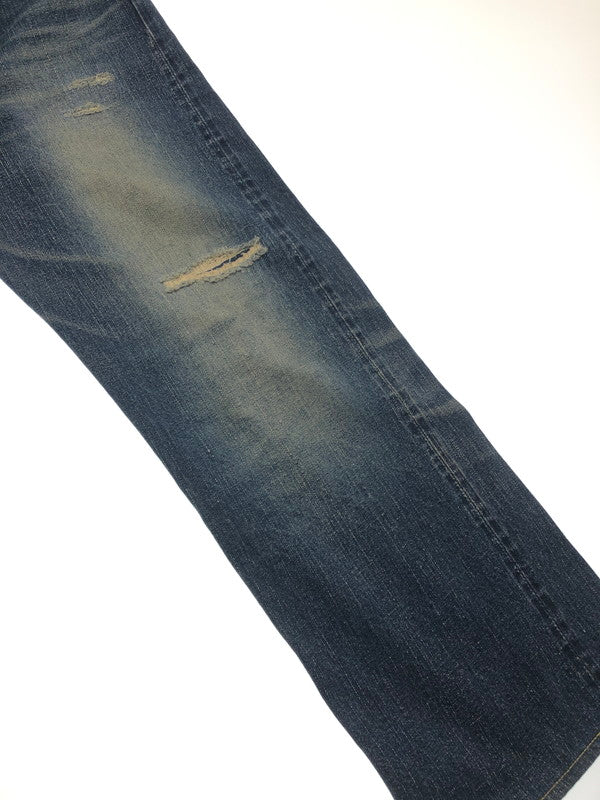 【現状渡し品】【メンズ】 THE FLAT HEAD ザ フラット ヘッド REGULAR FIT DENIM PANTS 3005R レギュラー フィット デニム パンツ ジーンズ ボトムス 156-260731-rt-03-tagh サイズ：W36 L34 カラー：インディゴ 万代Net店