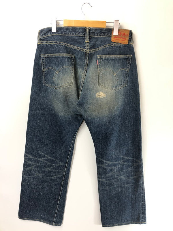 【現状渡し品】【メンズ】 THE FLAT HEAD ザ フラット ヘッド REGULAR FIT DENIM PANTS 3005R レギュラー フィット デニム パンツ ジーンズ ボトムス 156-260731-rt-03-tagh サイズ：W36 L34 カラー：インディゴ 万代Net店