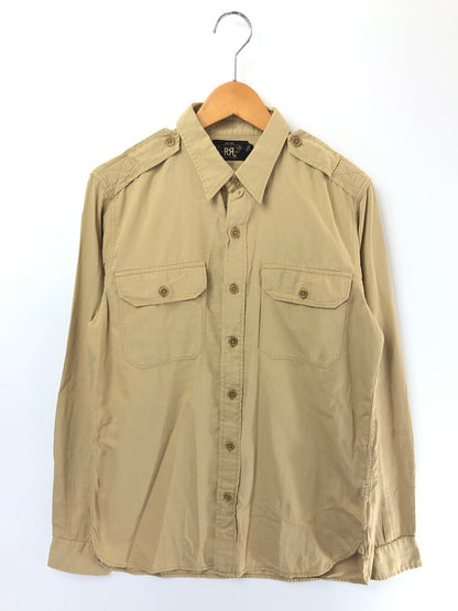 【中古品】【メンズ】 RRL ダブルアールエル LS MILITARY SHIRT BEIGE 782775533001 ミリタリー系長袖シャツ アメカジ トップス ヴィンテージ 145-260730-su-02-tagh サイズ：M カラー：ベージュ 万代Net店