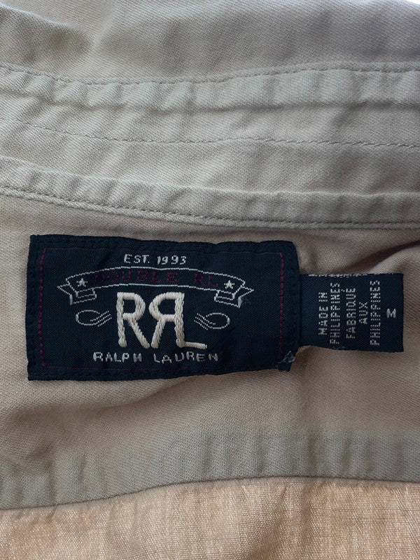 【中古品】【メンズ】 RRL ダブルアールエル LS MILITARY SHIRT BEIGE 782775533001 ミリタリー系長袖シャツ アメカジ トップス ヴィンテージ 145-260730-su-02-tagh サイズ：M カラー：ベージュ 万代Net店