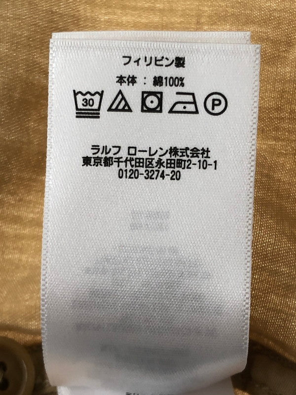 【中古品】【メンズ】 RRL ダブルアールエル LS MILITARY SHIRT BEIGE 782775533001 ミリタリー系長袖シャツ アメカジ トップス ヴィンテージ 145-260730-su-02-tagh サイズ：M カラー：ベージュ 万代Net店