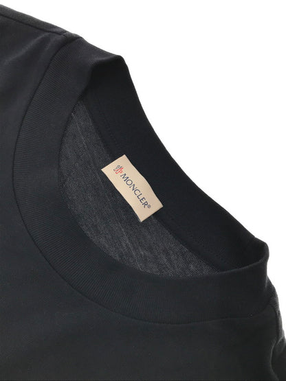 【中古品】【メンズ】 MONCLER モンクレール L/S T-SHIRT NAVY H10918D00009 8390T ロングスリーブ Tシャツ 長袖Tシャツ トップス 141-260731-rt-07-tagh サイズ：L カラー：ネイビー 万代Net店