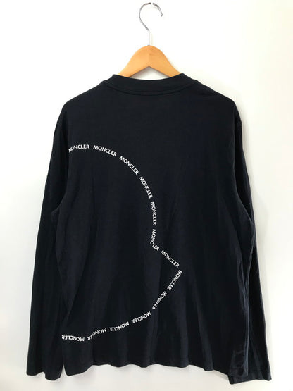 【中古品】【メンズ】 MONCLER モンクレール L/S T-SHIRT NAVY H10918D00009 8390T ロングスリーブ Tシャツ 長袖Tシャツ トップス 141-260731-rt-07-tagh サイズ：L カラー：ネイビー 万代Net店