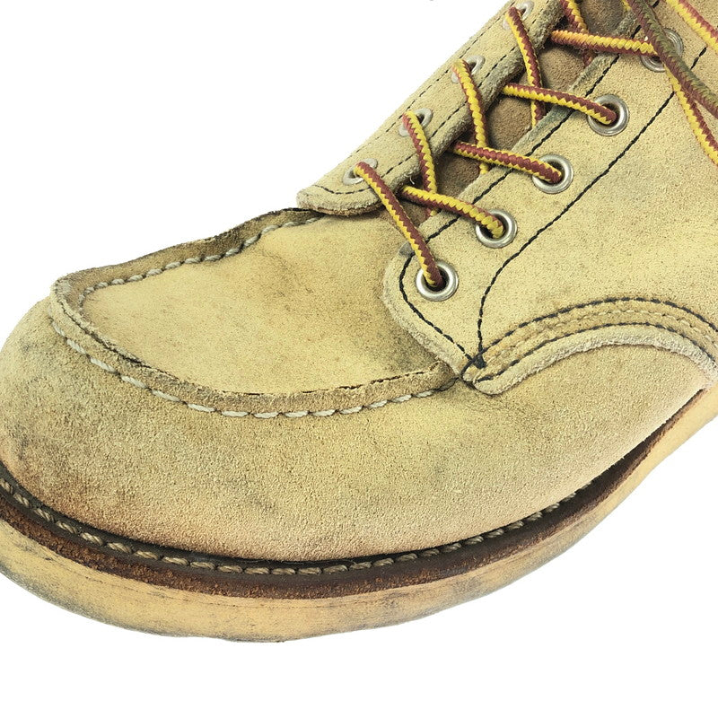 【現状渡し品】【メンズ】 RED WING CLASSIC MOC TOE SUEDE BOOTS 8173 クラシックモックトゥ スエードブーツ 靴 165-260803-ki-13-tagh サイズ：27cm US9 カラー：ベージュ 万代Net店