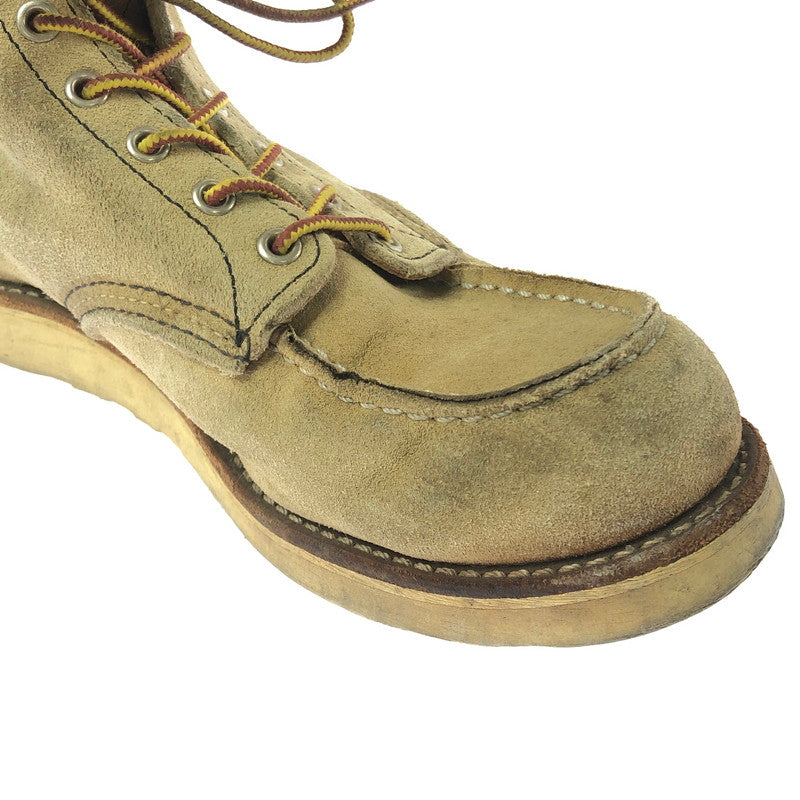 【現状渡し品】【メンズ】 RED WING CLASSIC MOC TOE SUEDE BOOTS 8173 クラシックモックトゥ スエードブーツ 靴 165-260803-ki-13-tagh サイズ：27cm US9 カラー：ベージュ 万代Net店