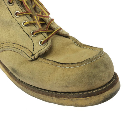 【現状渡し品】【メンズ】 RED WING CLASSIC MOC TOE SUEDE BOOTS 8173 クラシックモックトゥ スエードブーツ 靴 165-260803-ki-13-tagh サイズ：27cm US9 カラー：ベージュ 万代Net店