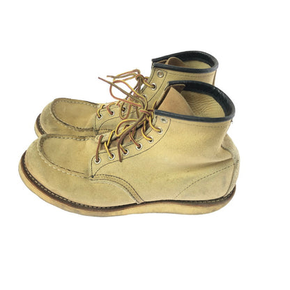 【現状渡し品】【メンズ】 RED WING CLASSIC MOC TOE SUEDE BOOTS 8173 クラシックモックトゥ スエードブーツ 靴 165-260803-ki-13-tagh サイズ：27cm US9 カラー：ベージュ 万代Net店