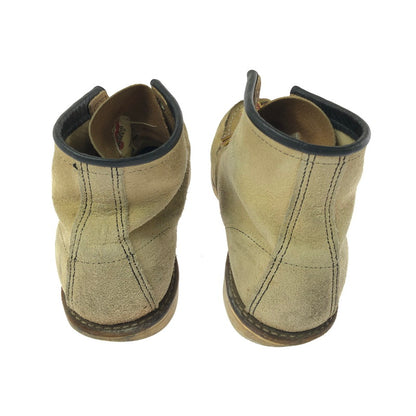 【現状渡し品】【メンズ】 RED WING CLASSIC MOC TOE SUEDE BOOTS 8173 クラシックモックトゥ スエードブーツ 靴 165-260803-ki-13-tagh サイズ：27cm US9 カラー：ベージュ 万代Net店
