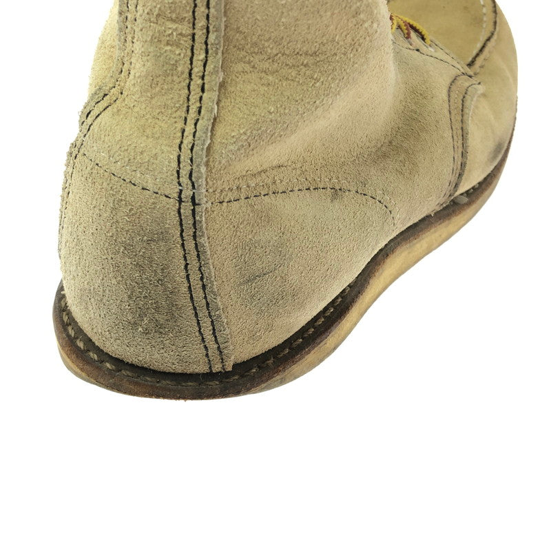 【現状渡し品】【メンズ】 RED WING CLASSIC MOC TOE SUEDE BOOTS 8173 クラシックモックトゥ スエードブーツ 靴 165-260803-ki-13-tagh サイズ：27cm US9 カラー：ベージュ 万代Net店