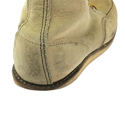 【現状渡し品】【メンズ】 RED WING CLASSIC MOC TOE SUEDE BOOTS 8173 クラシックモックトゥ スエードブーツ 靴 165-260803-ki-13-tagh サイズ：27cm US9 カラー：ベージュ 万代Net店