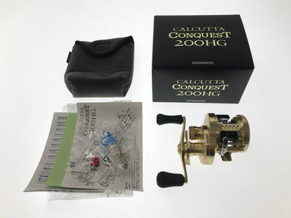 【中古品】 SHIMANO シマノ 15 カルカッタコンクエスト 200HG RIGHT 右ハンドル ベイトリール 釣り 釣り具等 134-260804-YY-08-tagh 万代Net店
