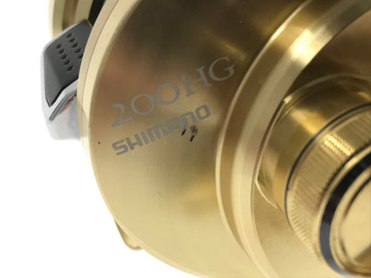 【中古品】 SHIMANO シマノ 15 カルカッタコンクエスト 200HG RIGHT 右ハンドル ベイトリール 釣り 釣り具等 134-260804-YY-08-tagh 万代Net店