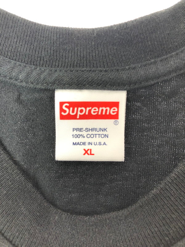 【中古品】【メンズ】 SUPREME シュプリーム 21AW SHADOW TEE シャドウTシャツ プリント 半袖 Tシャツ カットソー 149-260802-hi-01-tagh サイズ：XL カラー：ブラック 万代Net店